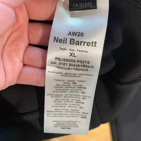 Neil Barrett Thunder Strikes Hoodie - Picture 14 of 15